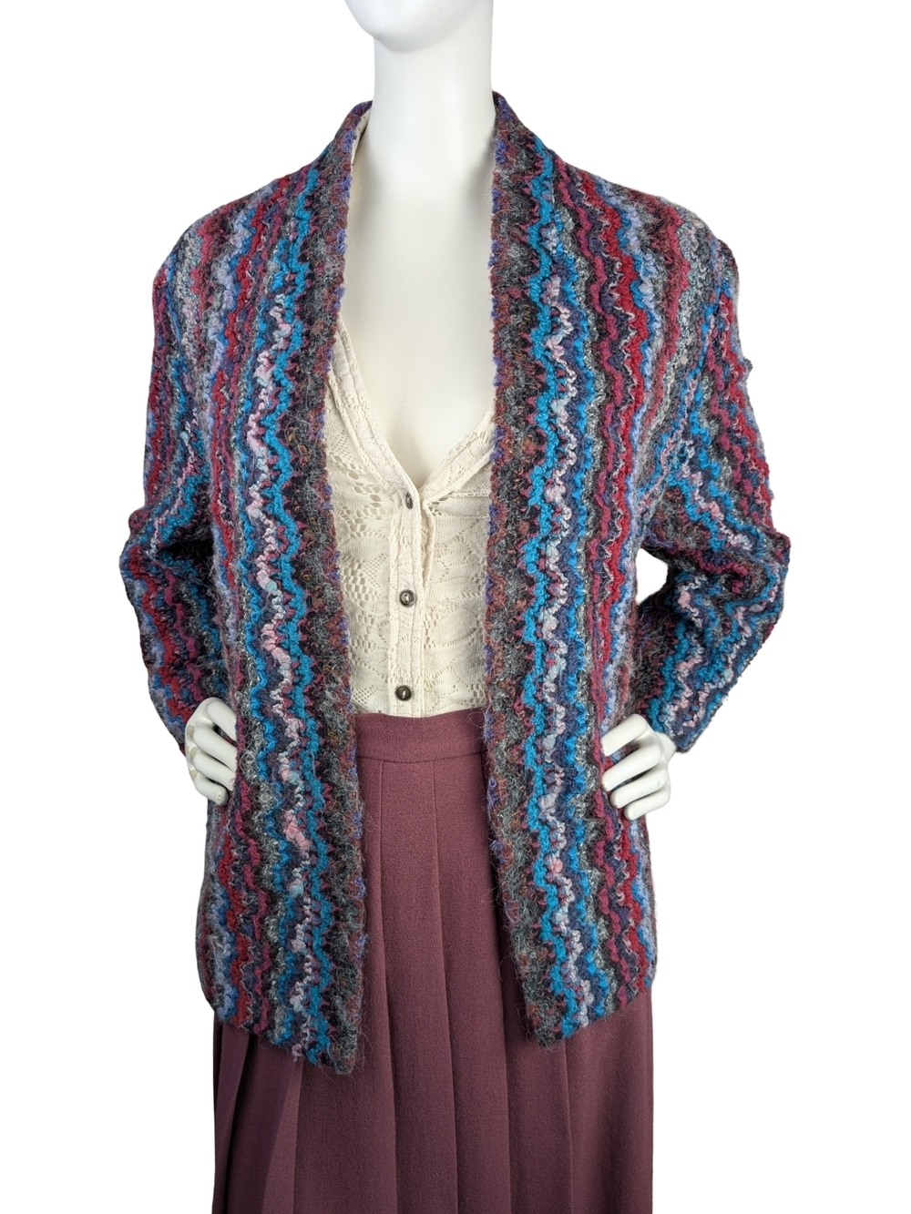 Vintage Graff Californiawear Textured Whimsigoth Jacket Made In USA Fits M/L